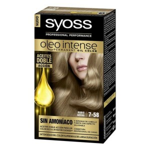 Teinture permanente Syoss Olio Intense Sans ammoniaque Nº 7,58 Blond Sable