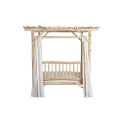 Garden day bed DKD Home Decor White Natural 200 x 180 x 200 cm