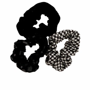 Haargrummi Inca Schwarz (3 Stücke)