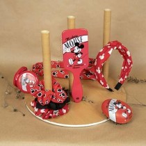Detangling Hairbrush Disney Red Mickey Mouse 7 x 9 x 4 cm