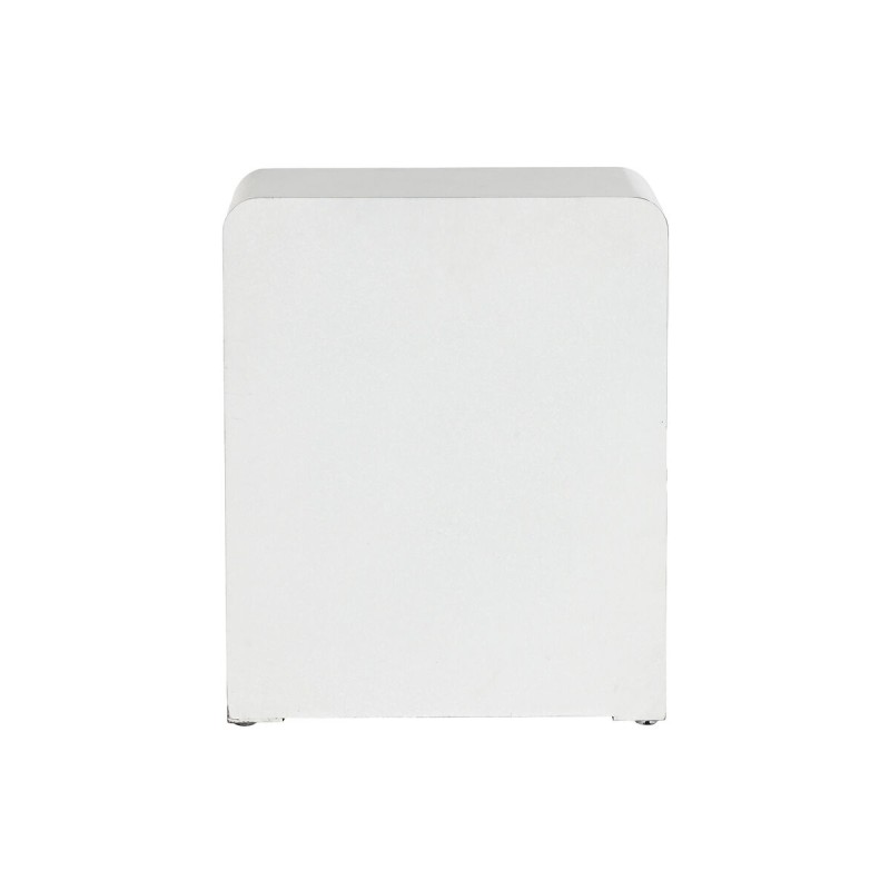 Nightstand Home ESPRIT White MDF Wood 40 x 30 x 48 cm