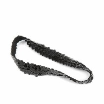Elastisches Befestigungsband Inca Schwarz Pailletten