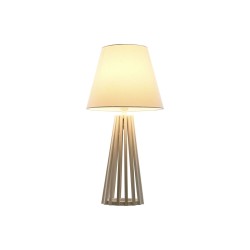 Lampe de bureau Home ESPRIT Blanc Bois 50 W 220 V 30 x 30 x 61 cm