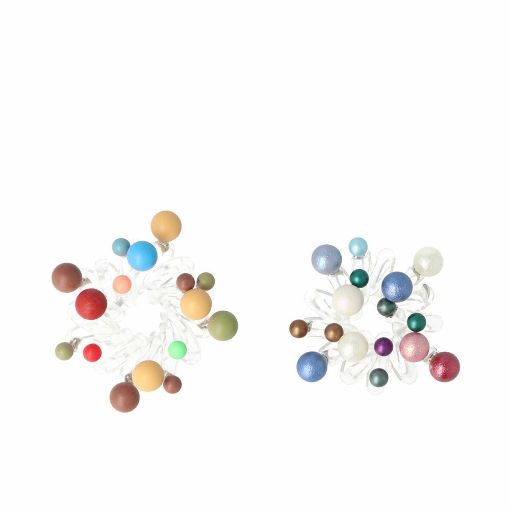Hair ties Inca Multicolour Little balls (2 Pieces)