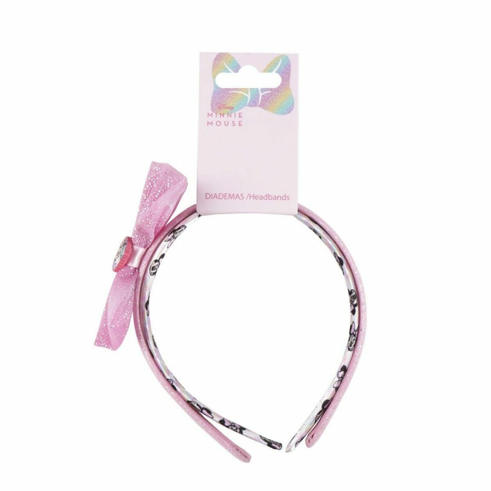 Serre-tête Disney Rose Minnie Mouse (2 Pièces)