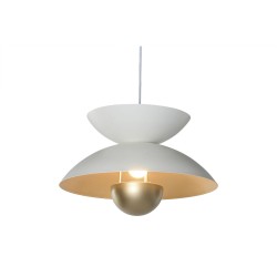 Ceiling Light Home ESPRIT White Golden Metal 50 W 36 x 36 x 22 cm