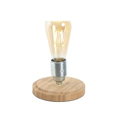 Desk lamp Home ESPRIT Natural Bamboo Crystal 50 W 220 V 13 x 13 x 22 cm