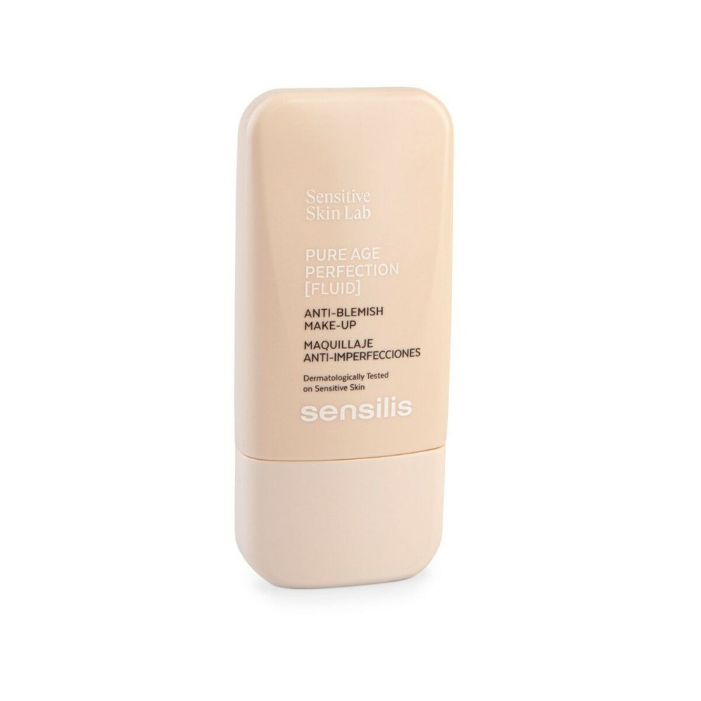 Base de Maquillage Crémeuse Sensilis Pure Age Perfection 05-pêche Anti-imperfections (30 ml)