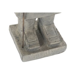 Figurine Décorative Home ESPRIT Gris Oriental Guerrier 37 x 36 x 120 cm