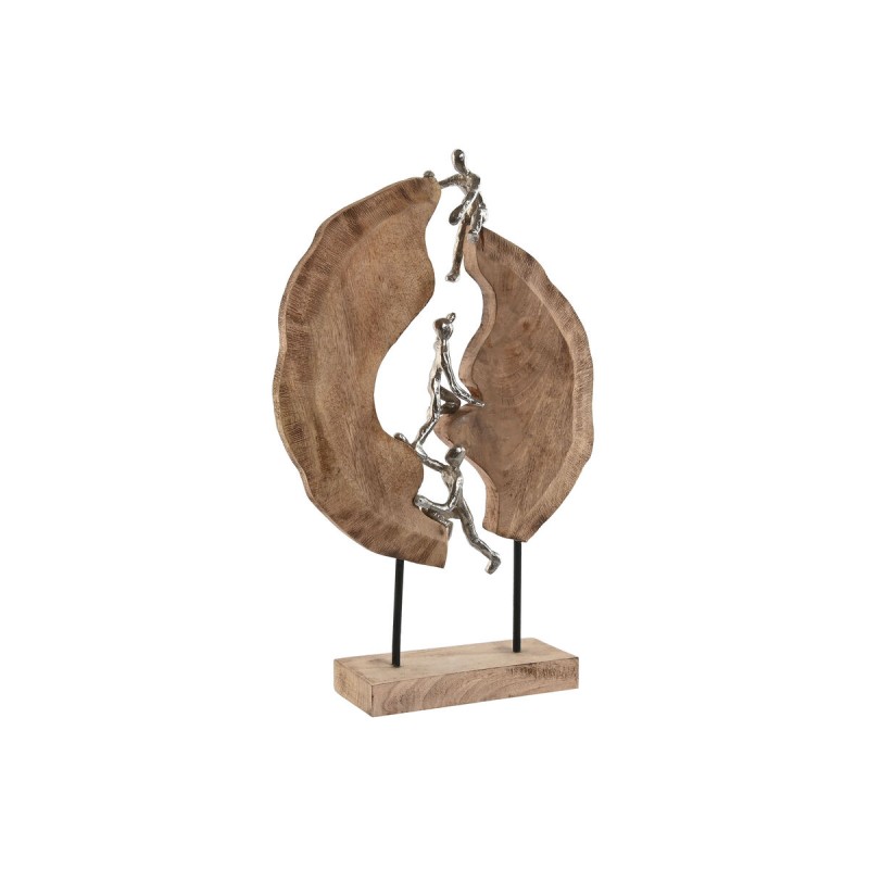 Decorative Figure Home ESPRIT Brown Silver 35 x 9 x 52 cm