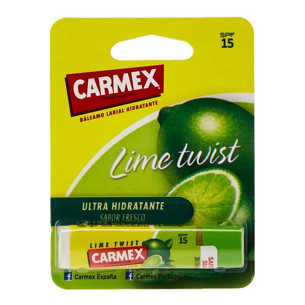 Moisturising Lip Balm Carmex Lime Twist Spf 15 Stick (4,25 g)