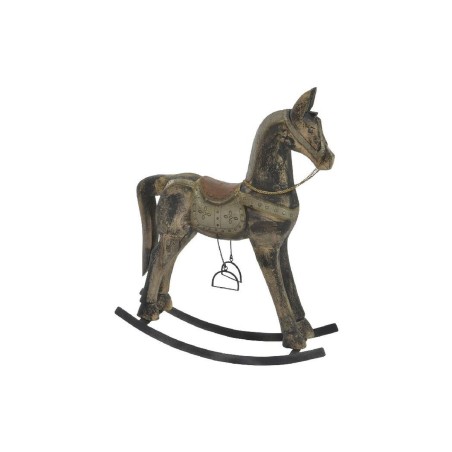 Figurine Décorative Home ESPRIT Marron Noir Gris Naturel Cheval 52 x 15 x 63 cm 50 x 15 x 63 cm