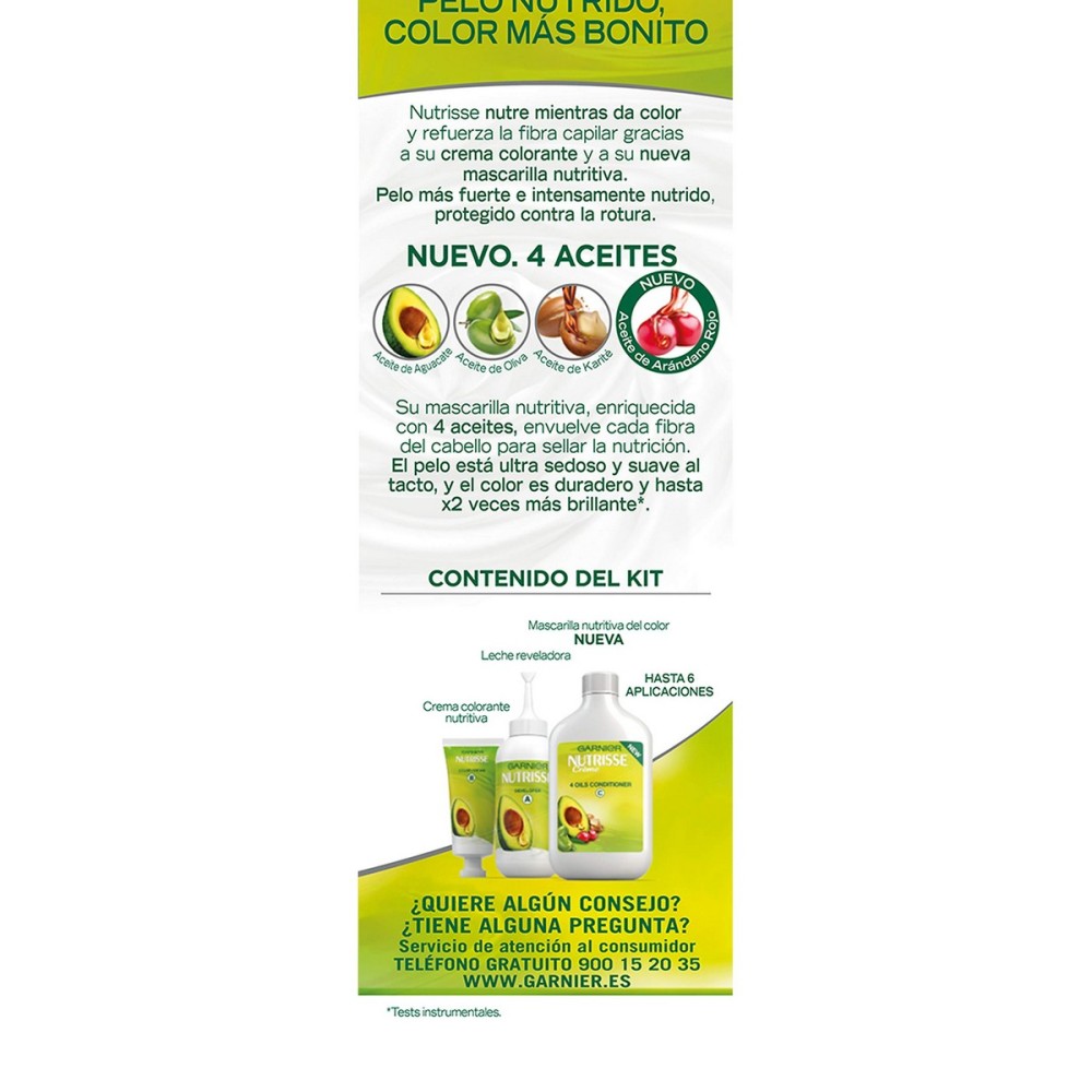 Dauerfärbung Garnier Nutrisse Cassis Nº 4,26