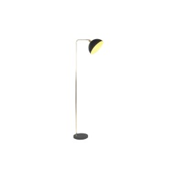 Floor Lamp Home ESPRIT Black Golden 25 W 220 V 40 x 25 x 152 cm