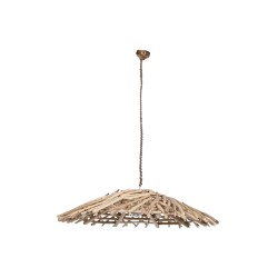 Deckenlampe Home ESPRIT natürlich Holz Eukalyptusholz 50 W 100 x 100 x 18 cm