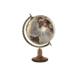 Globe terrestre Home ESPRIT Doré Rose clair Vintage 22 x 20 x 33 cm