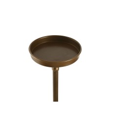 Candleholder Home ESPRIT Golden Metal 21 x 21 x 78 cm