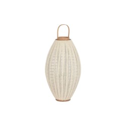 Bougeoir Home ESPRIT Blanc Naturel Bois Verre 40 x 40 x 70 cm