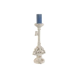 Candleholder Home ESPRIT White Resin 18 x 18 x 50 cm 18 x 15 x 51,5 cm