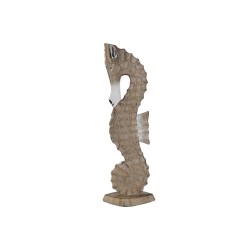 Figurine Décorative Home ESPRIT Blanc Naturel Décapé 21 x 13 x 80 cm