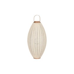 Bougeoir Home ESPRIT Blanc Marron Bois Verre 38 x 38 x 84 cm