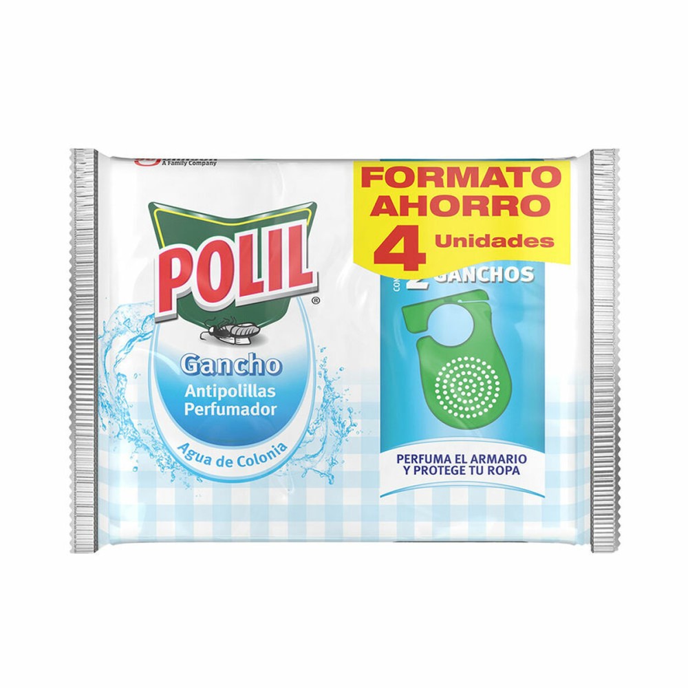 Mothproof Polil Door Hanger Eau de Cologne 4 Units