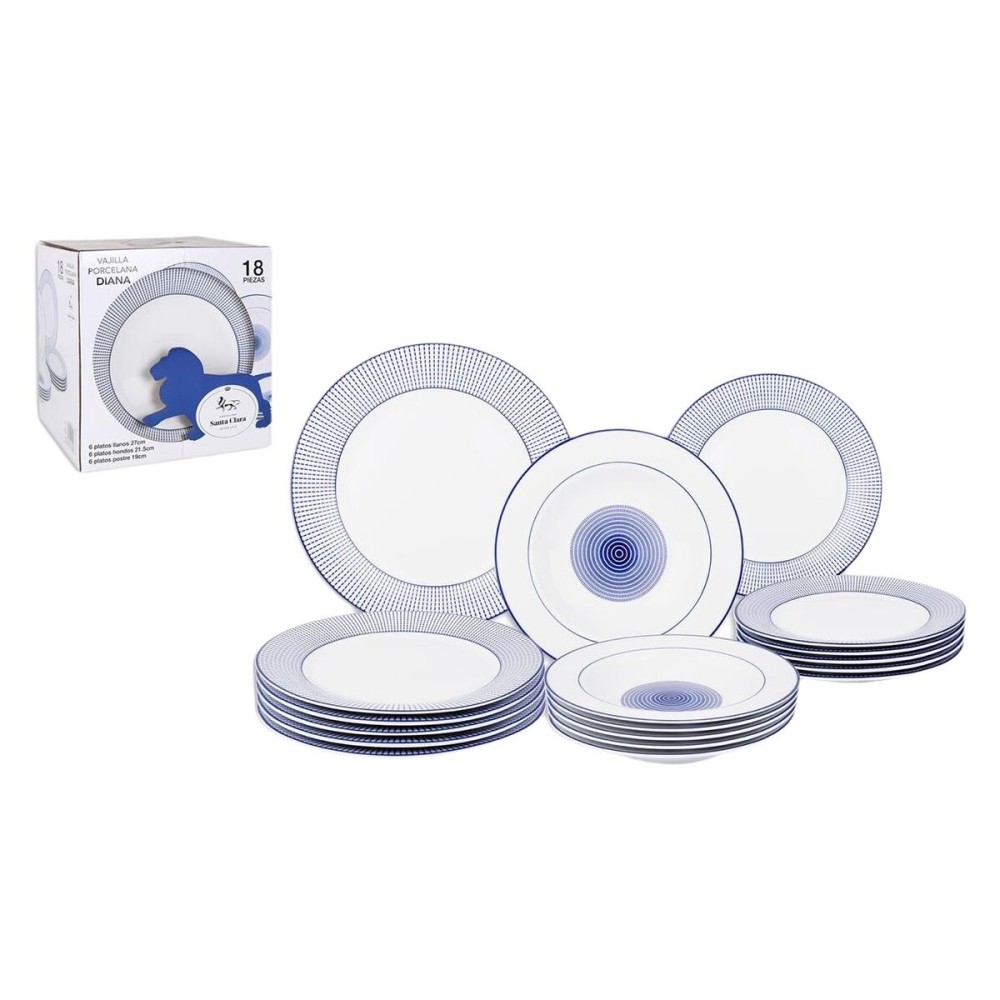 Tableware Santa Clara Diana Circular (2 Units)