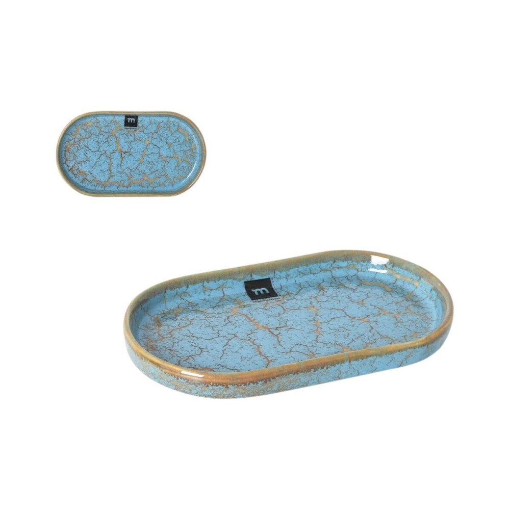 Serving Platter La Mediterránea Scratch blue (18 Units)
