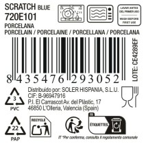 Serving Platter La Mediterránea Scratch blue (18 Units)
