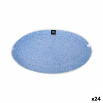 Plat à Gratin La Mediterránea Calobra Bleu 31 x 17,5 cm (24 Unités)