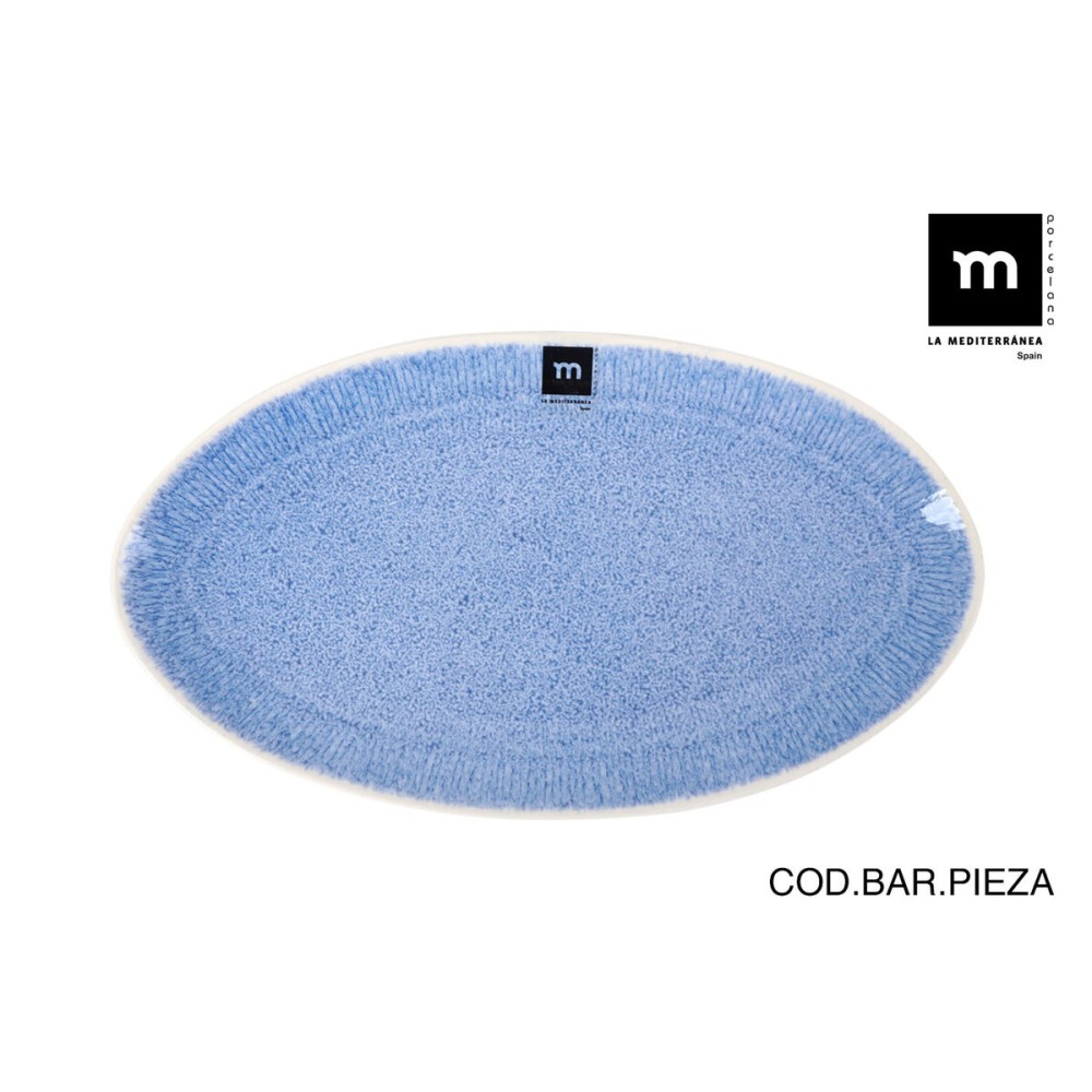 Plat à Gratin La Mediterránea Calobra Bleu 31 x 17,5 cm (24 Unités)