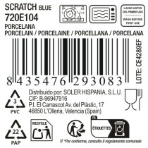Serving Platter La Mediterránea Scratch blue (6 Units)