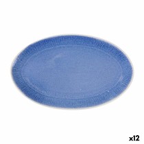 Plat à Gratin La Mediterránea Calobra Bleu 34,1 x 20,7 cm (12 Unités)