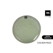 Assiette plate La Mediterránea Macarella green Ø 20,5 cm (24 Unités)