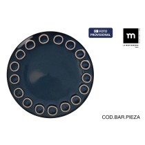 Assiette plate La Mediterránea Almudena Bleu (12 Unités)