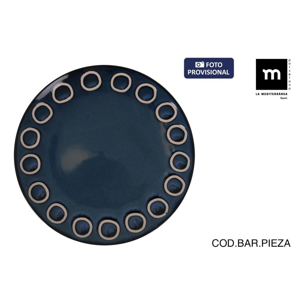 Flat Plate La Mediterránea Almudena Blue (12 Units)