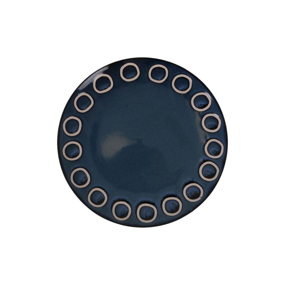 Assiette plate La Mediterránea Almudena Bleu (12 Unités)