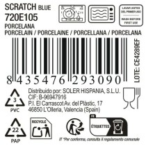 Serving Platter La Mediterránea Scratch blue (8 Units)