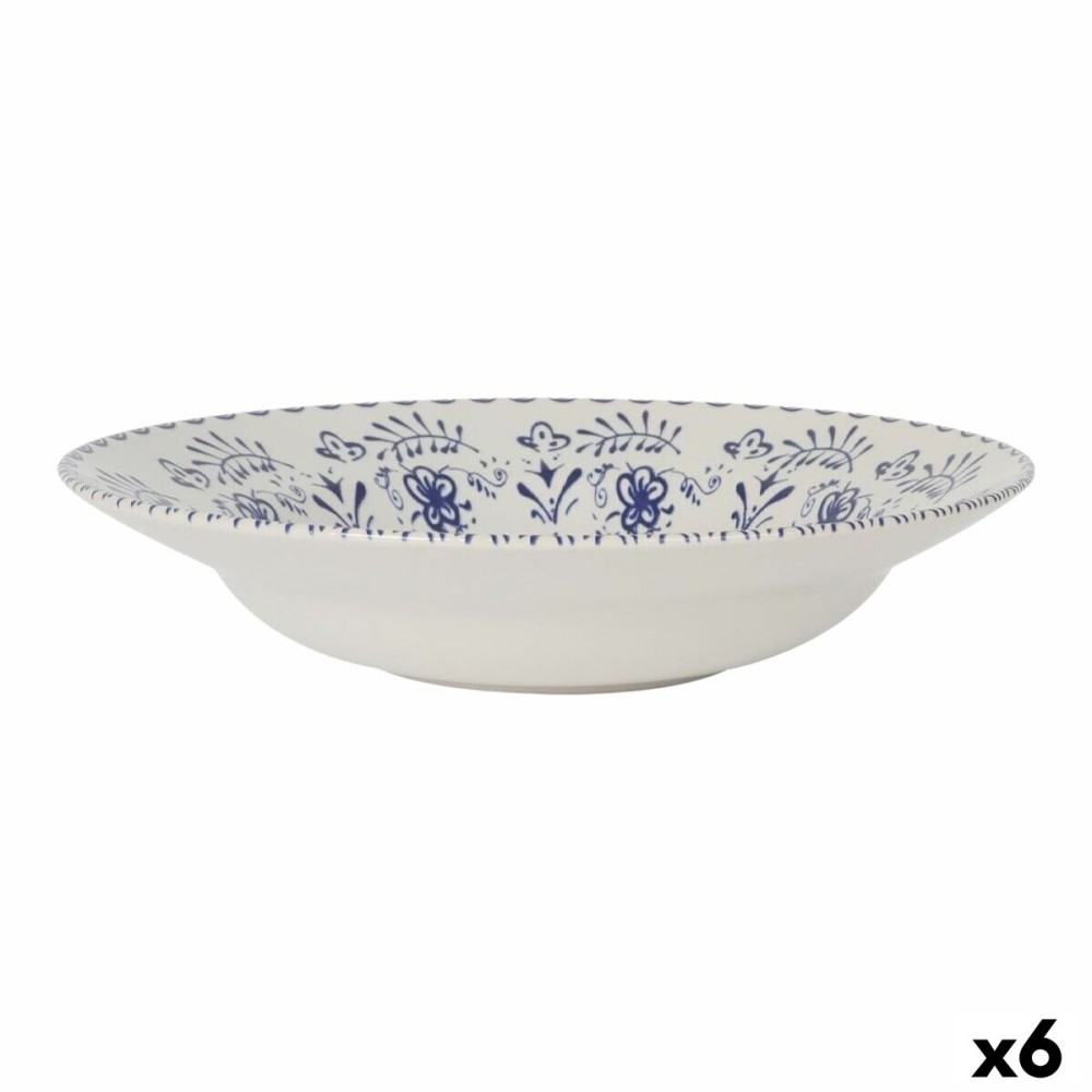 Assiette à pâtes La Mediterránea Blur Ø 29 cm (6 Unités)