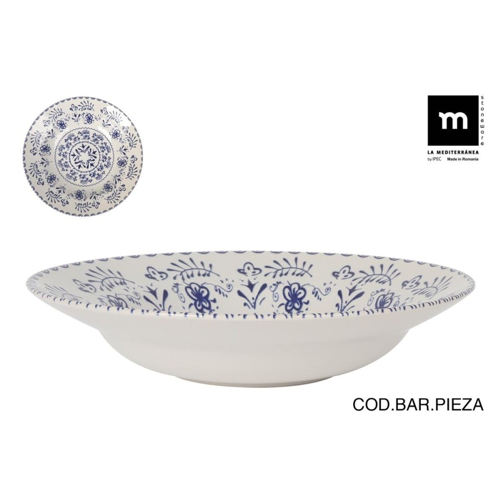 Assiette à pâtes La Mediterránea Blur Ø 29 cm (6 Unités)