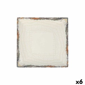 Flacher Teller La Mediterránea Albus 24 x 24 x 2 cm (6 Stück)