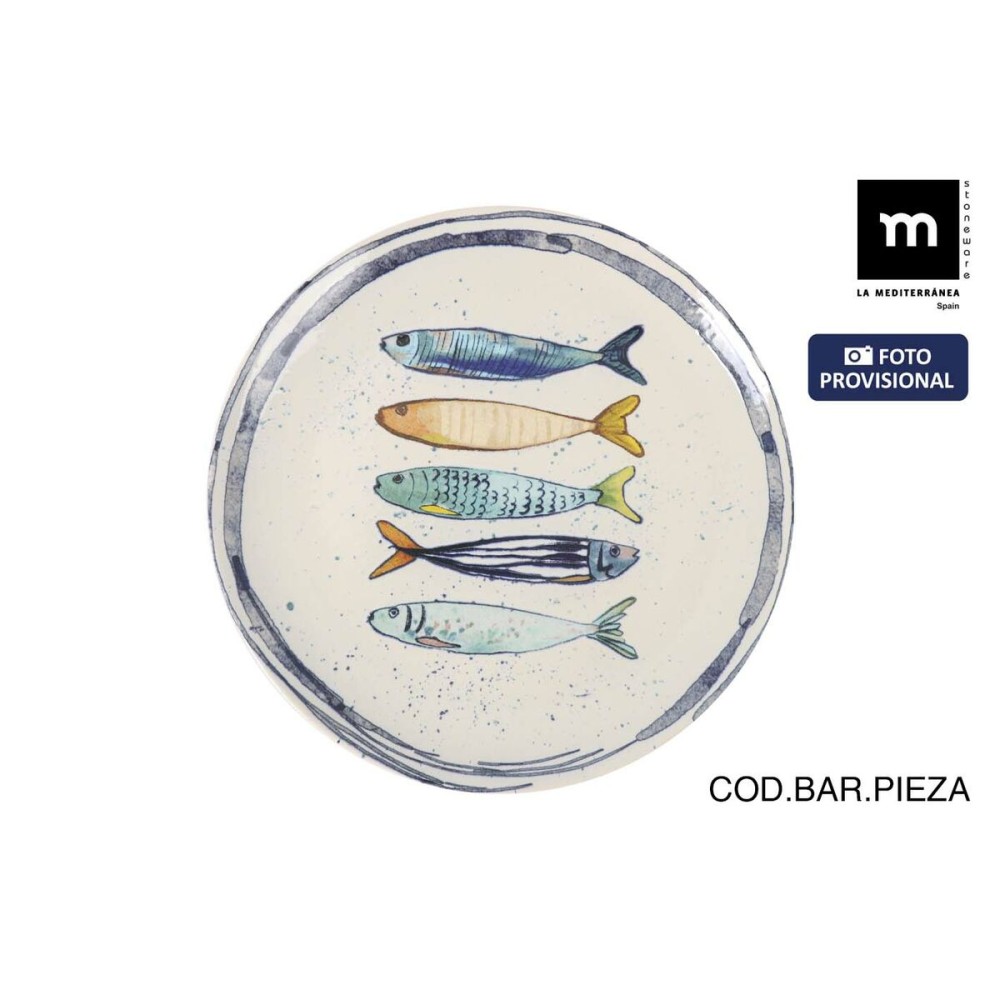 Flacher Teller La Mediterránea Peixe Ø 26 cm (6 Stück)