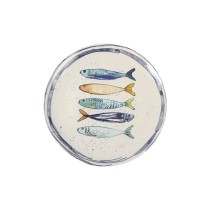 Assiette plate La Mediterránea Peixe Ø 26 cm (6 Unités)