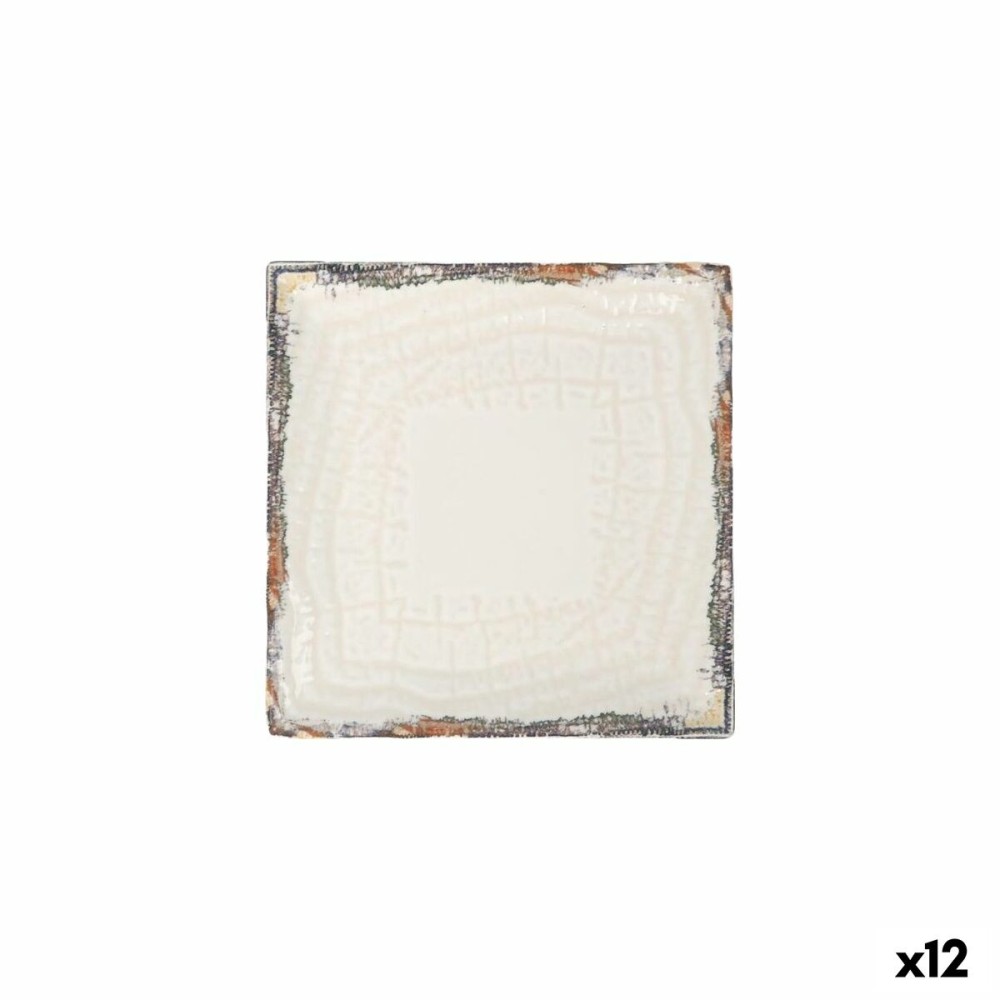 Dessertteller La Mediterránea Albus 18 x 18 x 2 cm (12 Stück)