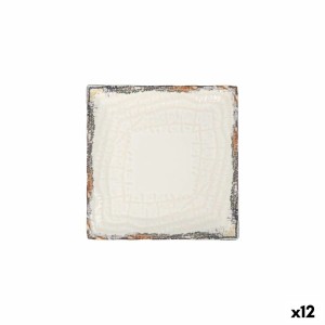 Dessertteller La Mediterránea Albus 18 x 18 x 2 cm (12 Stück)