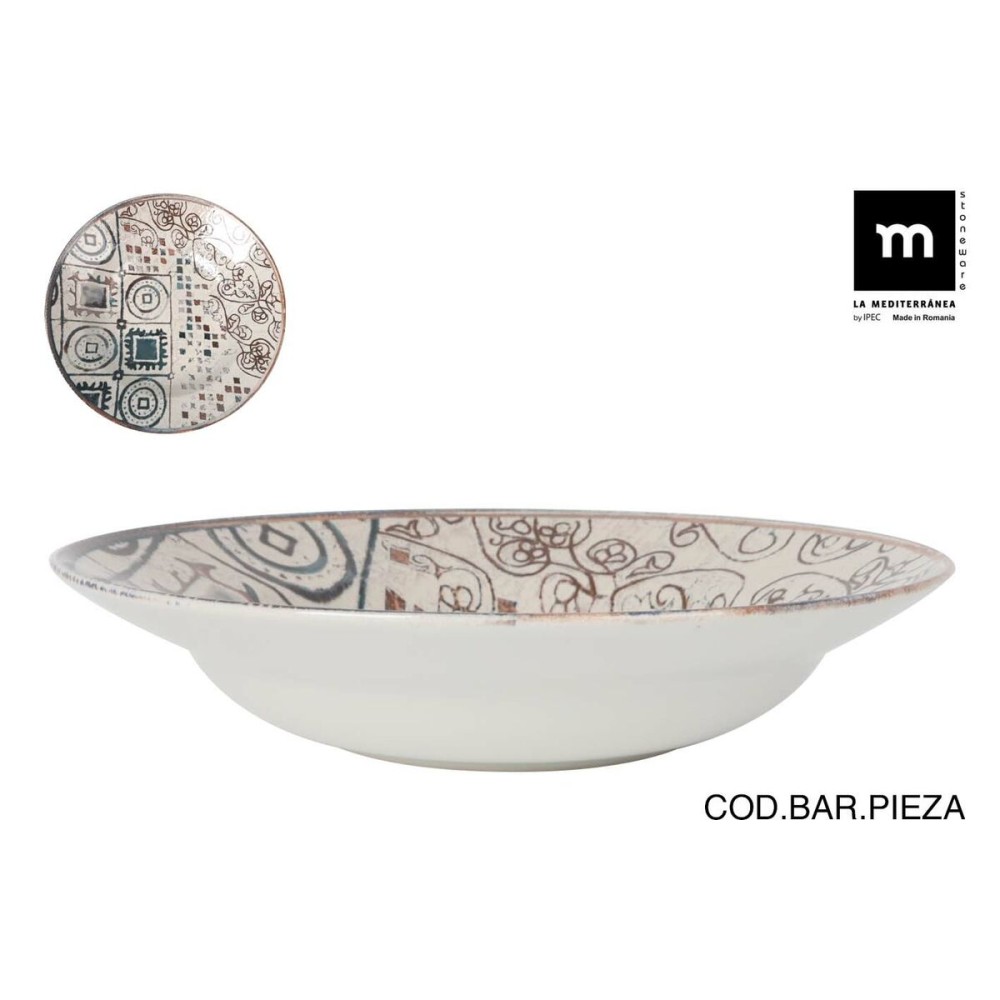Assiette à pâtes La Mediterránea Grecia Ø 29 cm (6 Unités)