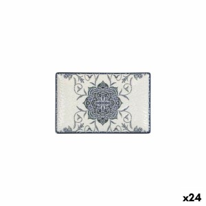 Plat à Gratin La Mediterránea Rosetta Rectangulaire 20 x 13 x 2 cm (24 Unités)