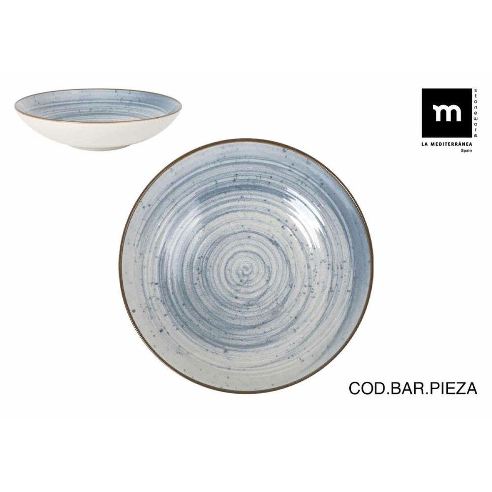 Assiette creuse La Mediterránea Swirl Ø 21 cm (12 Unités)