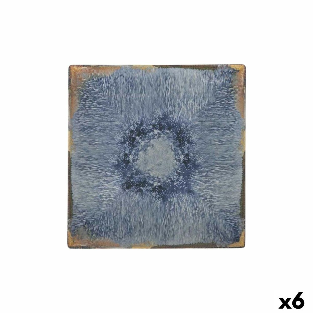Flacher Teller La Mediterránea Aelia 24 x 24 x 2 cm (6 Stück)