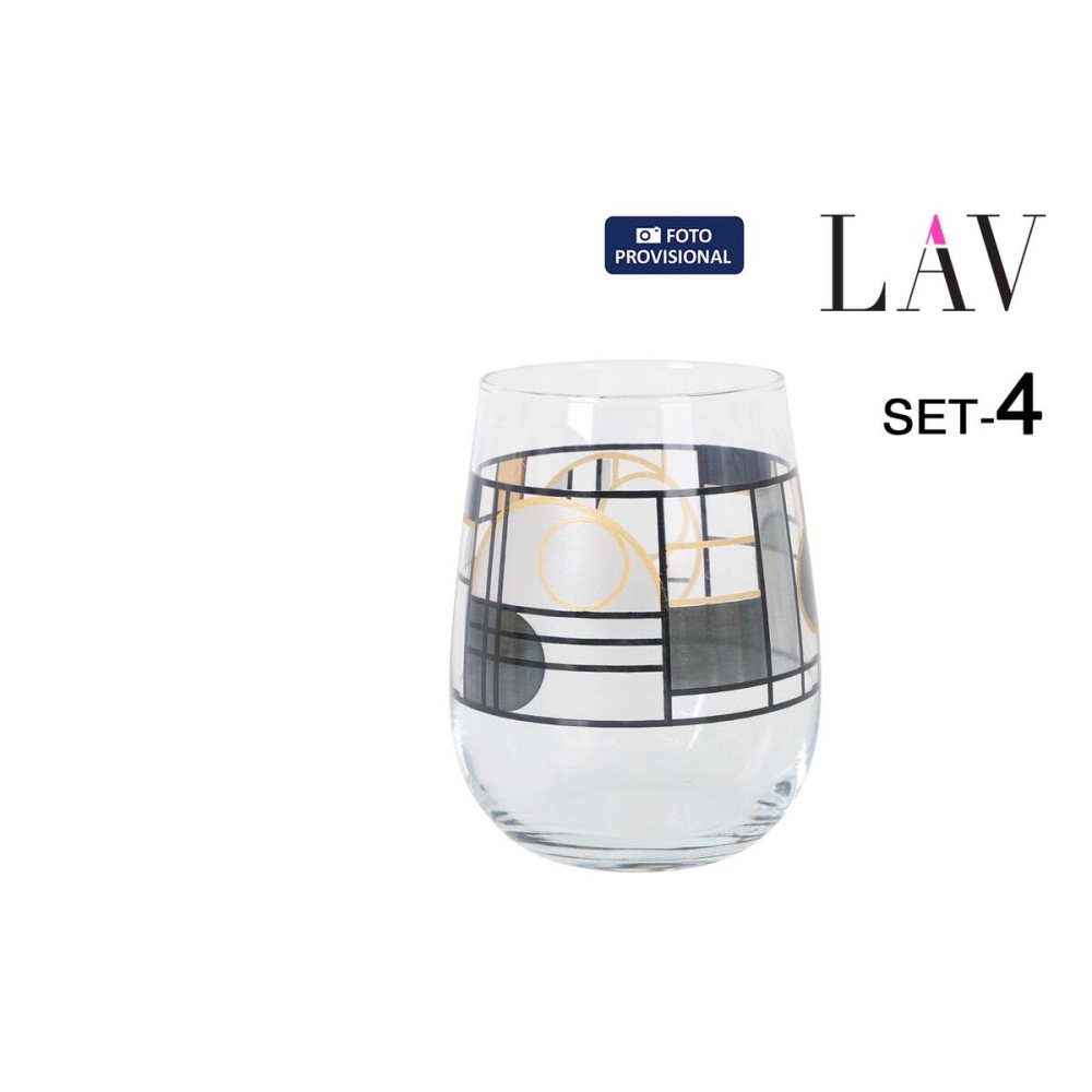 Set of glasses LAV GAIA 4 Pieces (6 Units)